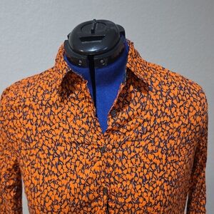 J. Crew Tulip Print Popover Shirt